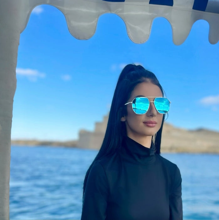 Zanzibar blue aviators
