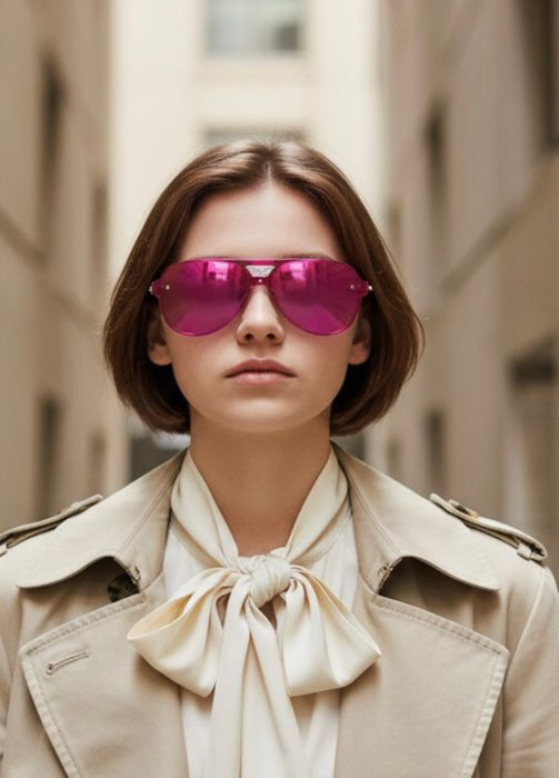 Maryna rose violette aviator reflectors