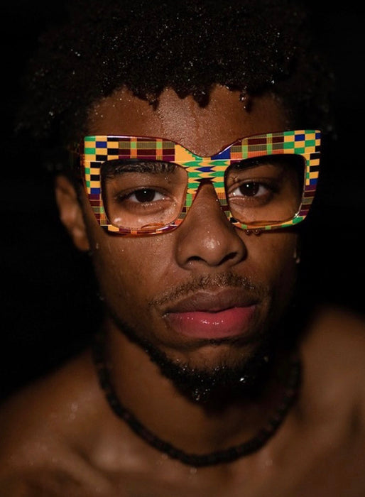 KA multicolor kente eyeglasses