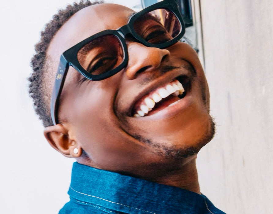 Isidore wayfarer peach sunglasses