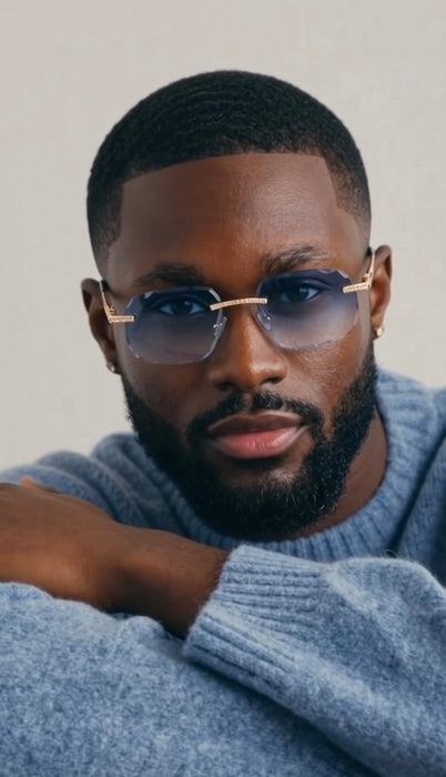 Blue Monarch sunglasses