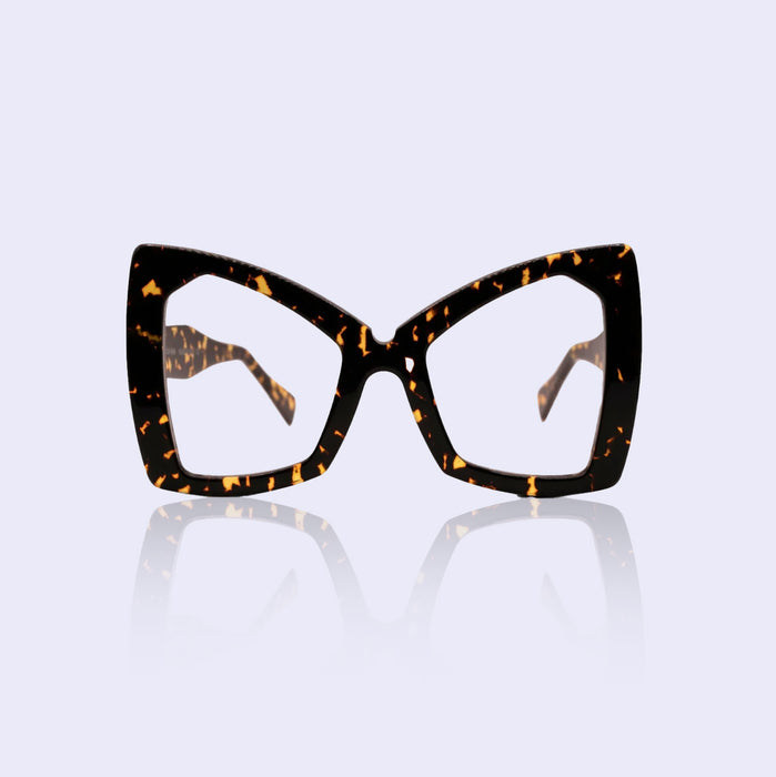 Monarch tortoise shell eyeglasses