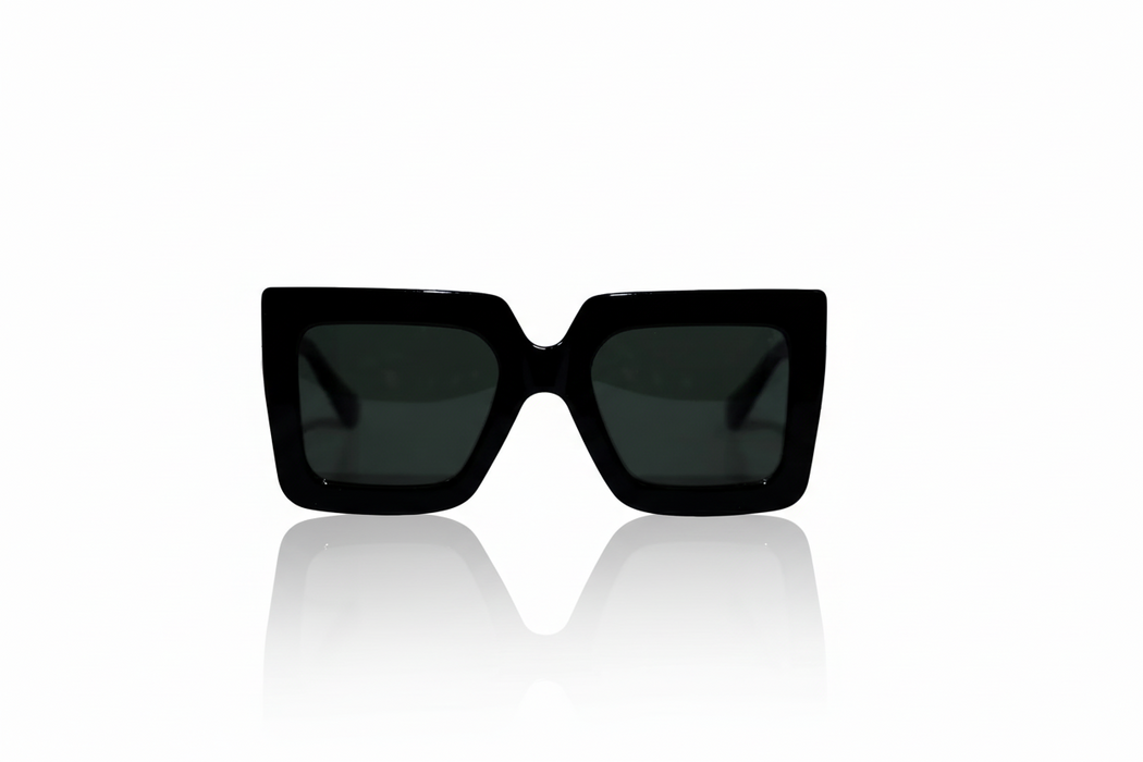 Onyx Black Oversized Sunglasses