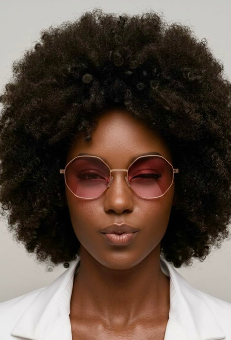 Rose-colored Monarch sunglasses