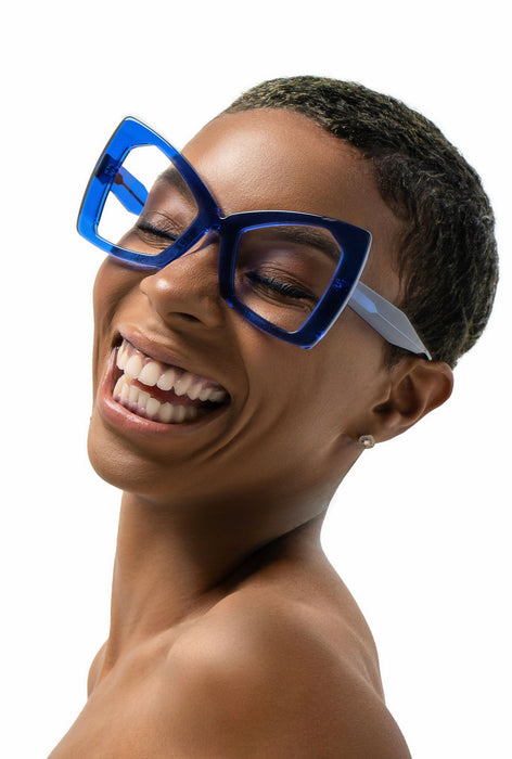 Wanderer blue eyeglasses