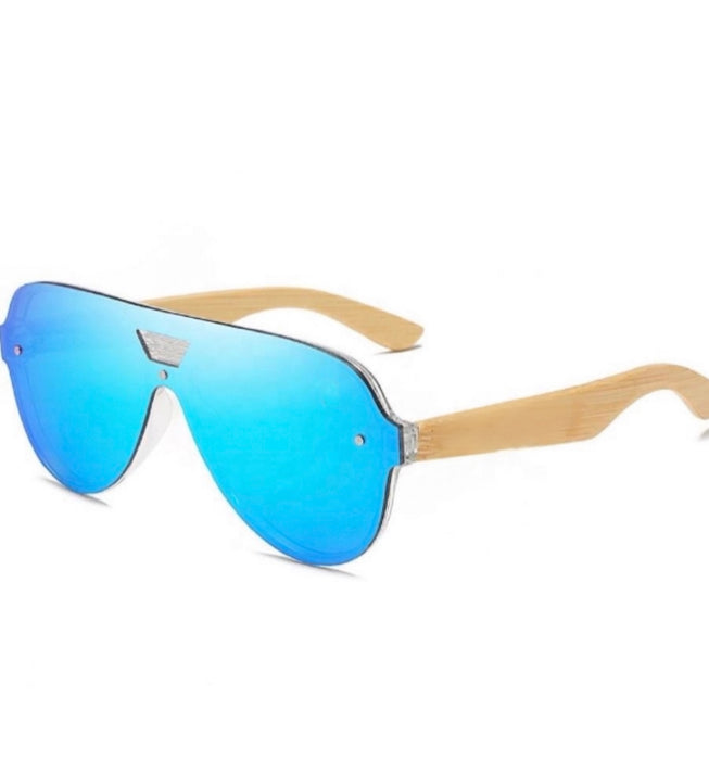 Ace blue aviator reflectors