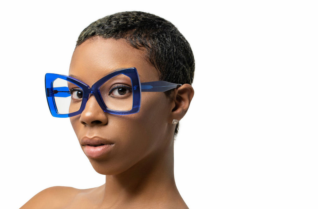 Wanderer blue eyeglasses