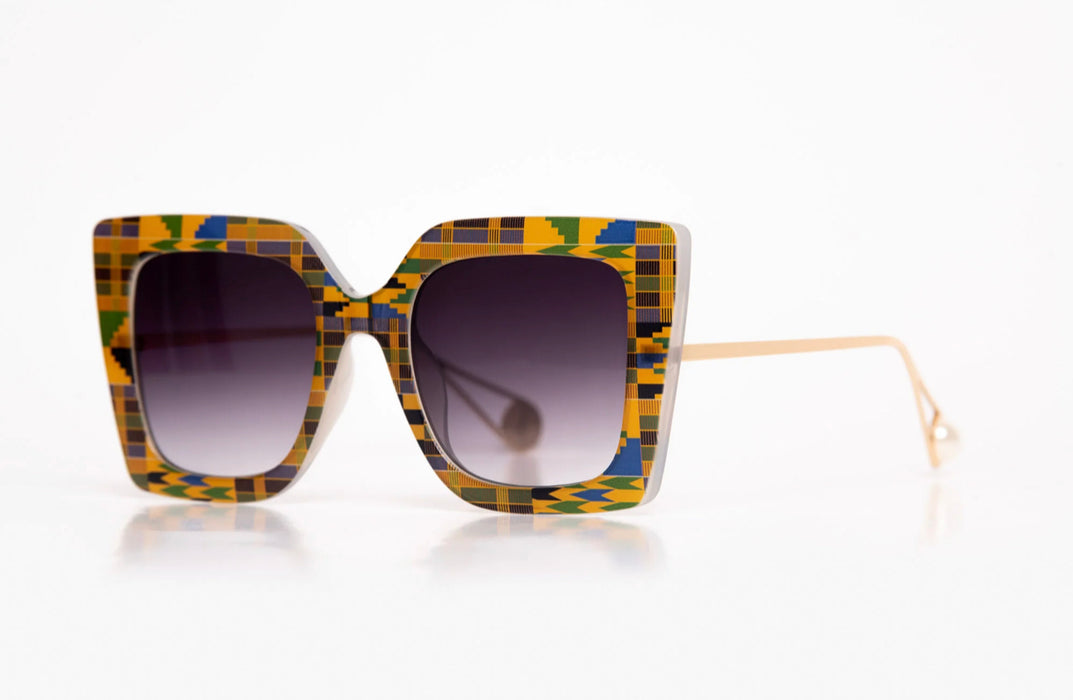 Afi Kente cat eye sunglasses