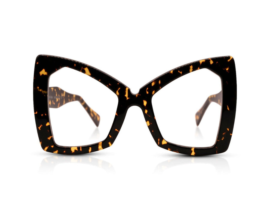 Monarch tortoise shell eyeglasses