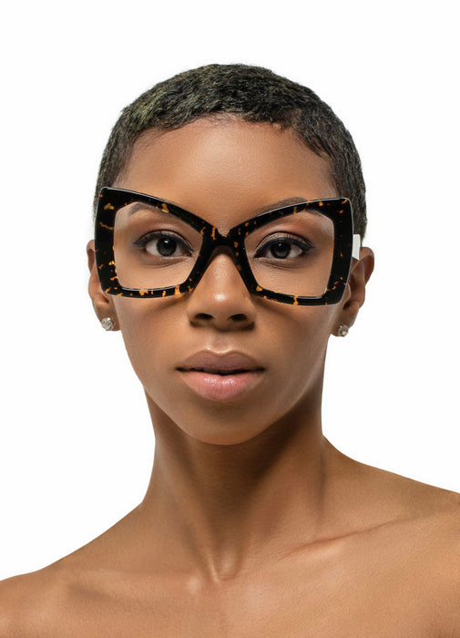 Monarch tortoise shell eyeglasses